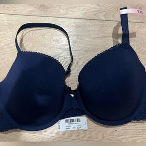 La Vie En Rose Blue T-Shirt Bra with Seamless Cups